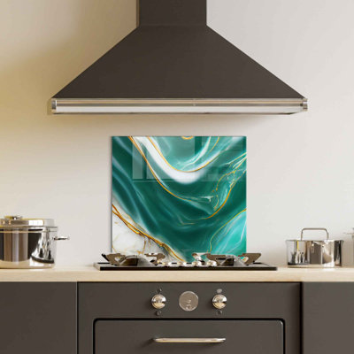 Elegant Decorative Tempered Glass Painting, 23.6 x 23.6 inches | 100% Tempered Glass, Thickness: 0.16 inches | Perfect for Home Decor, Living Room & Office | Modern Art Piece, Durable & Stylish