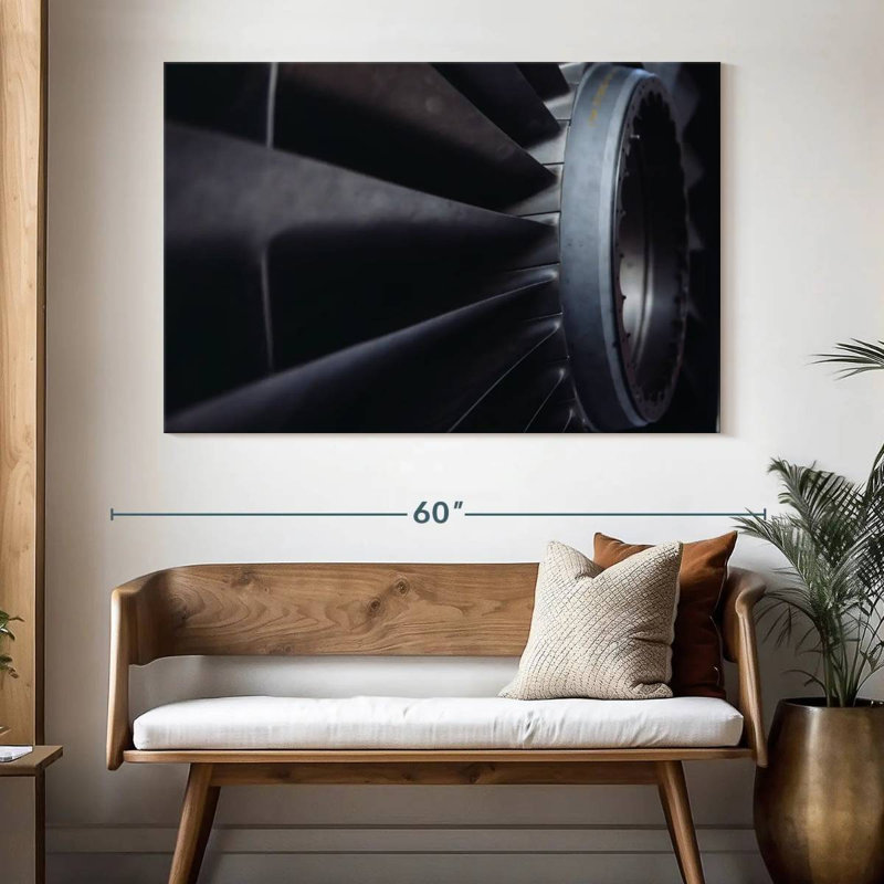 Mehar Airplane Engine, 34" H x 51" W