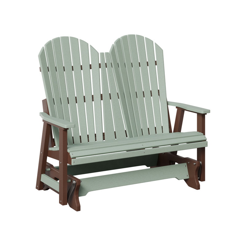 Fauteuil coulissant berlinois berlinois, Seafoam Top/Chocolate Brown Base