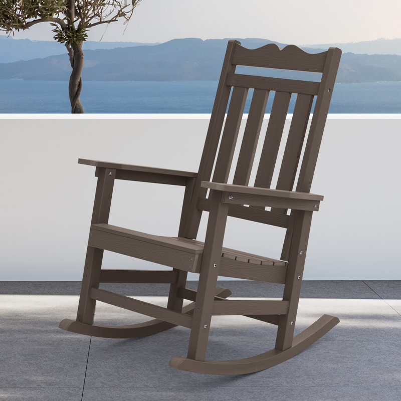 Fauteuil Adirondack 1 pièce Kailan, Brun