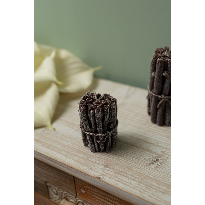 Flameless Candle, 10cm H x 7cm W x 7cm D