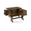 Ensemble de coin de coin en bois massif 3 pièces Bernj