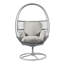 Chaise longue pivotante en osier Reno