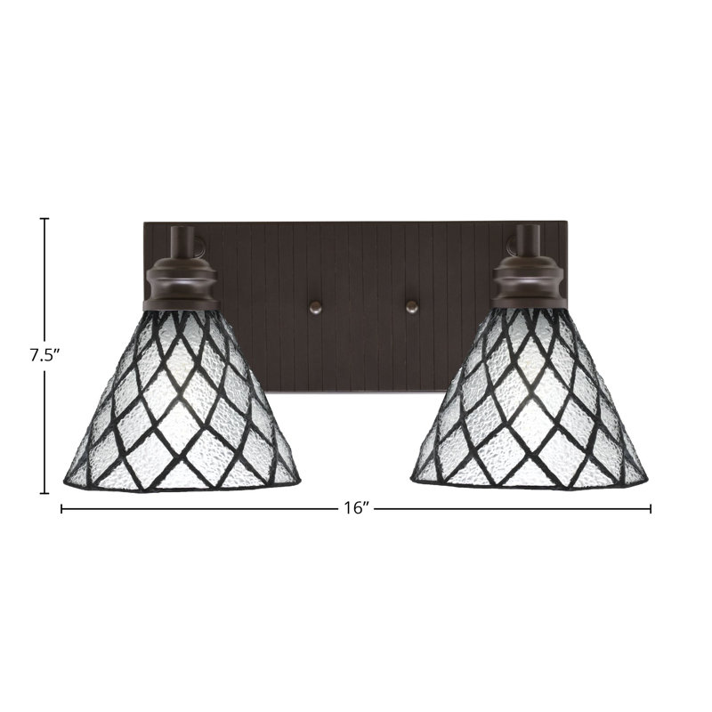 Jaredd 2 - Light Vanity Light, Espresso