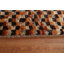 Tapis beige / bleu en laine noué à la main de conception unique 8 pi 4 po x 10 pi 2 po New Age