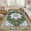 Tapis oriental vert lavable à la machine-1291143218