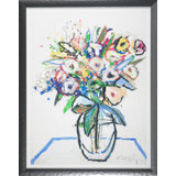 The Glass Vase Print by Robert Robinson