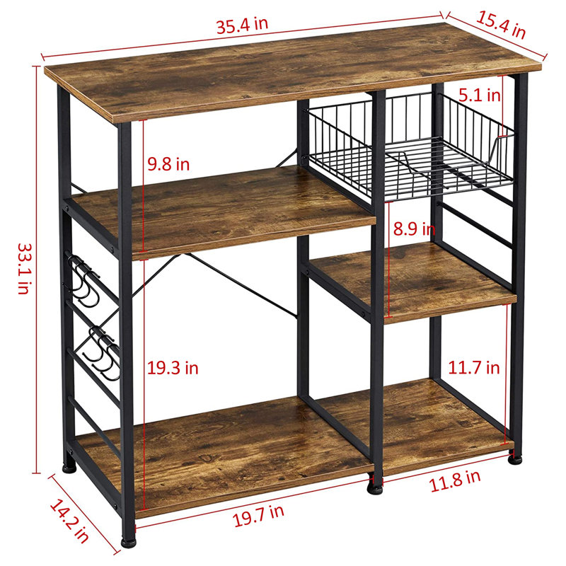 Atascadero Metal Bar Cart