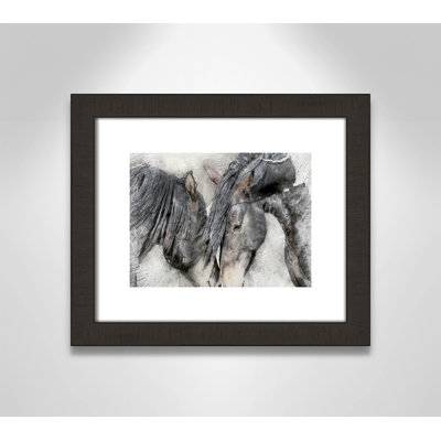 «Equine Friendship» - reproduction de cadre photo