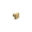 Deltana KS125U19 MODERN SQUARE KNOB, 1-1/4" x 1-1/4", SOLID BRASS in Paint Black-1892984964-1892984961