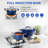 Granitestone 6 Piece Stackable Nonstick Nesting Pots with Lids, Dishwasher Safe-58824785