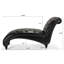 Chaise longue sans accoudoirs capitonnée Ryo-1596039351