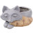 Toppino Fox Gray Ceramic Indoor Planter Pot - 12" x 7" x 8"