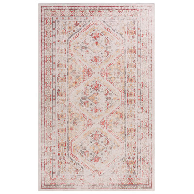 6x9 Area Rug, Washable, Non-shedding, Low-pile, Non-slip, Beige, Foldable For Living Room, Bedroom, Kitchen, Dining Pet Safe Beige Rug 6x9, Stain , Pet-
