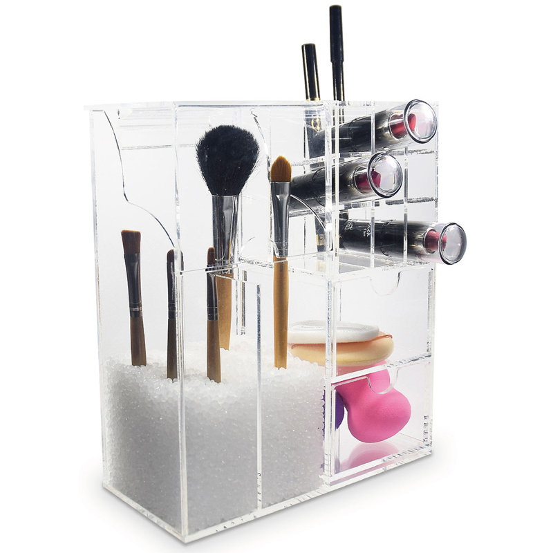 Acrylic 12 Compartment Makeup Organizer