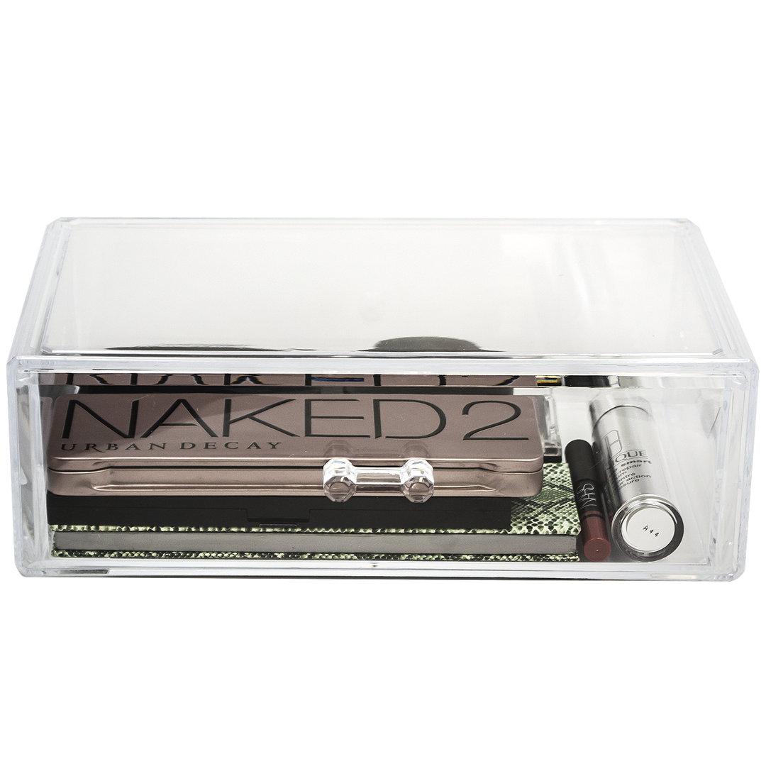 Sorbus Stackable Clear Acrylic Makeup, Cosmetics, and Jewelry Organizer Drawer Sorbus