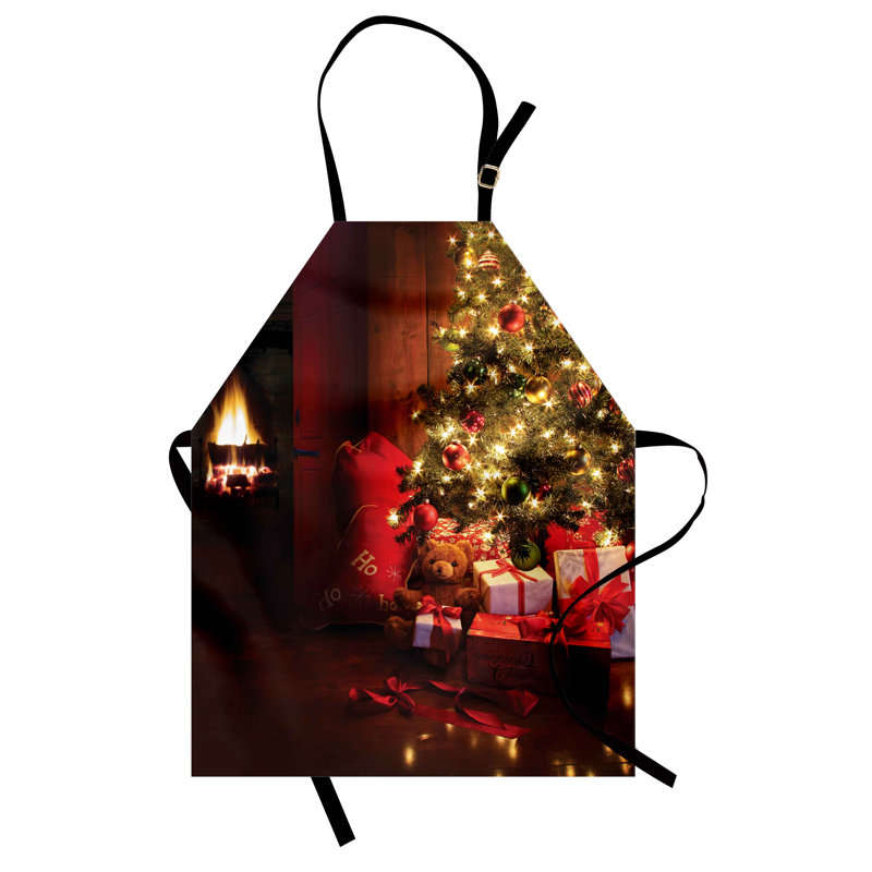 Christmas No Pattern Bib Apron