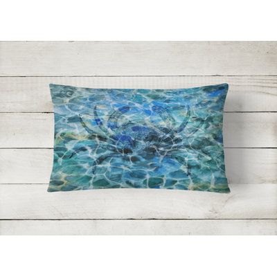 Crab Under water Lumbar Pillow