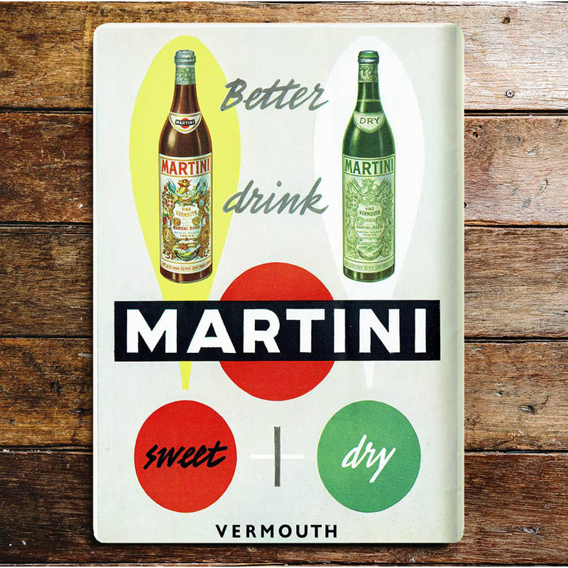 Food & Beverage Wall Decor on Metal, 60cm H x 40cm W