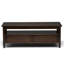 Table basse transitionnelle en bois massif Warm Shaker de 48 po de largeur avec tiroirs de rangement et tablette ouverte-122026446