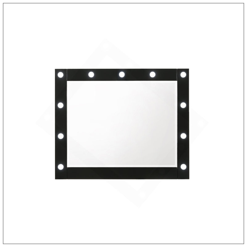 Miroir Glam, Noir