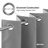 Total Blackout Composited Thermal Insulated Grommet Curtain Panels (Set Of 2)-512963342-512963382