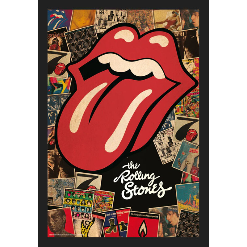 Rolling Stones Collage, impression sur papier