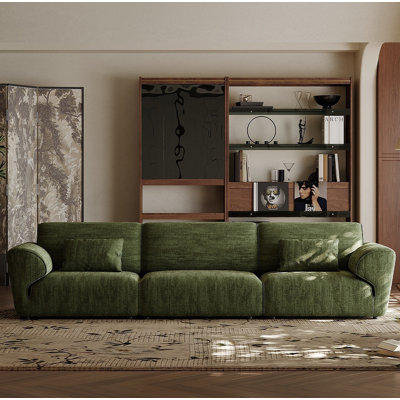 Retro Green Casual Sofa