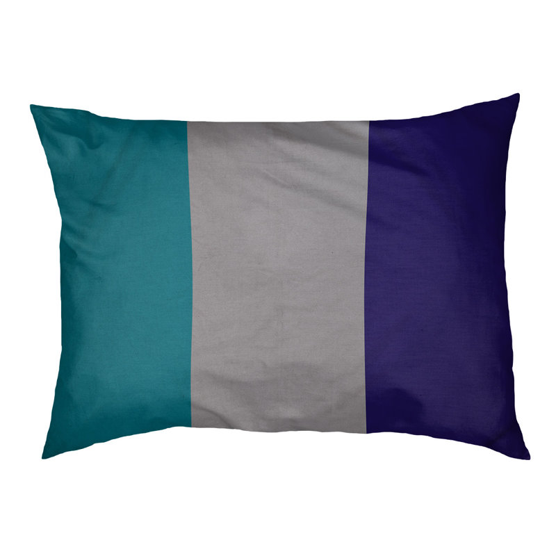 Coussin d'extérieur pour chien Florida Tribe, Teal/Gray/Dark Purple, Medium (28" W x 18" D x 9.5" H)