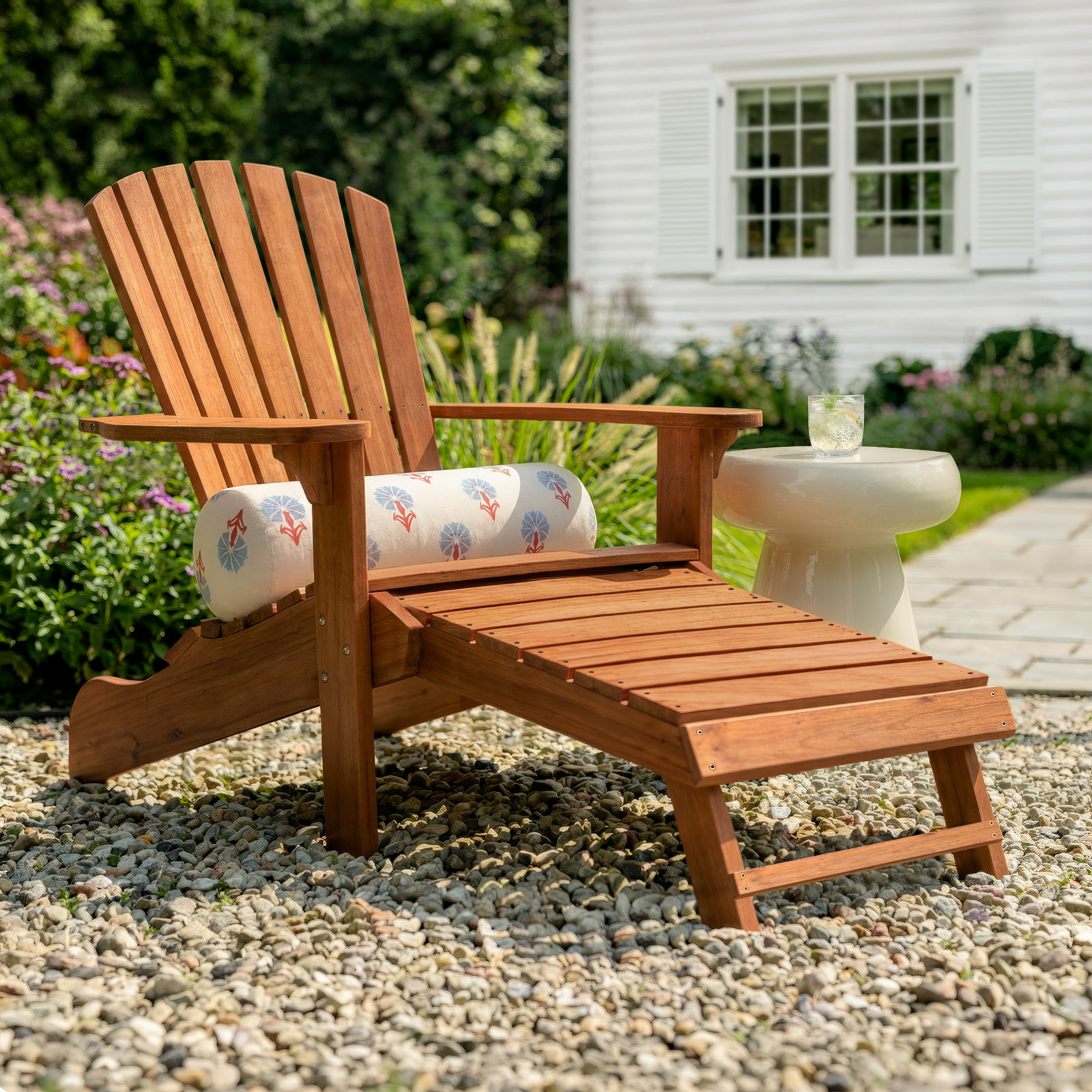 Aredale Eucalyptus Adirondack Chair, Wheat