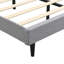 Grand lit plateforme tapissier-395127746