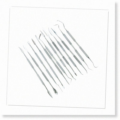 12-Piece Stainless Steel Wax Carving Set in