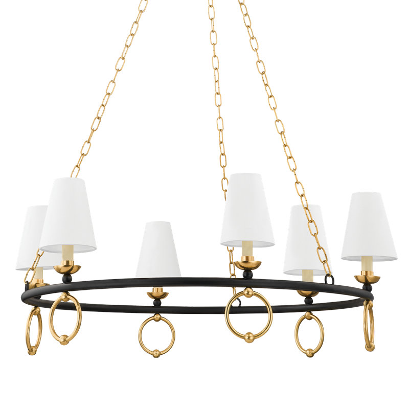 Lustre 6 lumières Haverford par Ariel Okin x Mitzi