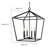 Poisson 4 - Light Steel Dimmable Lantern Geometric Chandelier-12982675-12982686