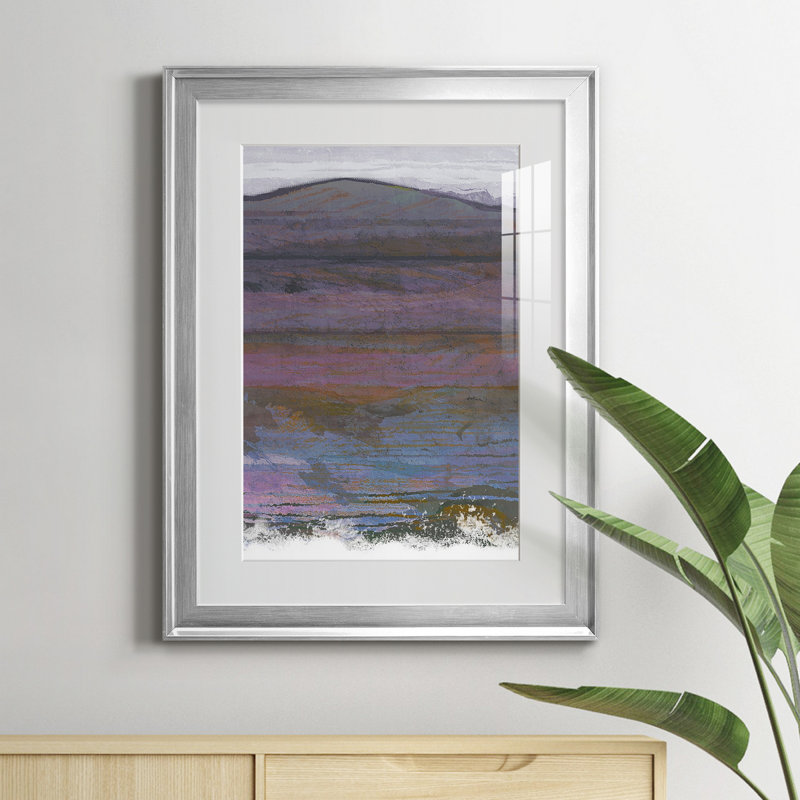 Majestic Mountains I - peinture encadrée, Argent, H 22,5 po x l 30,5 po x P 1,5 po
