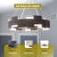 Luminaire suspendu 2 lumières DEL Abdulhakim-830156765