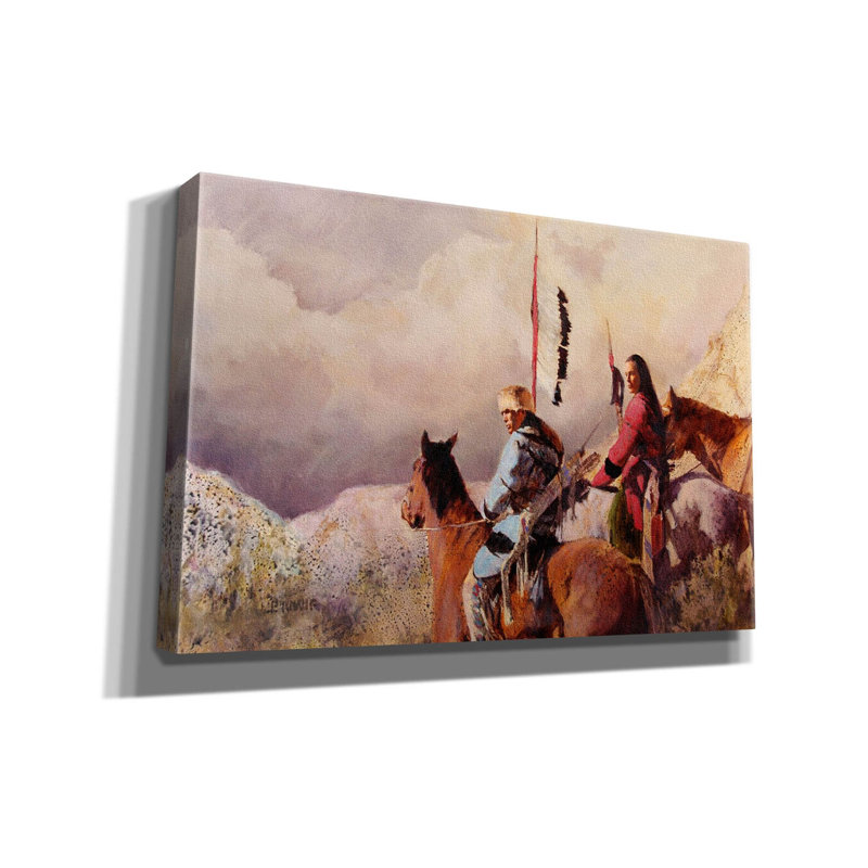 «High Pass» par J.E. Knauf, art mural sur toile, H 40 po x l 60 po x P 1,5 po