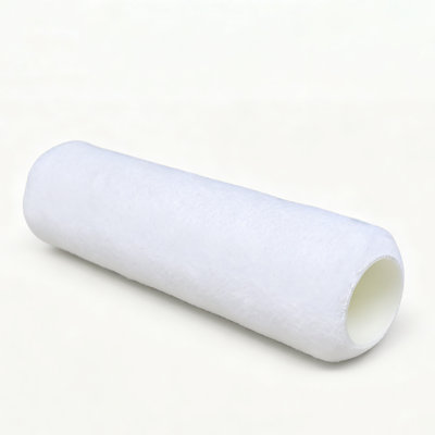Housse de rouleau de peinture blanche en polyester 9 pouces FixtureDisplays® pour peinture au latex, peintures murales imperméables, rouleau de peinture haute densité réutilisable pour murs, plafonds 16189