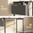 31" Computer Desk with Metal Frame, Waterproof Surface & Storage Bag – Ideal for Office Use-958896038-958896039
