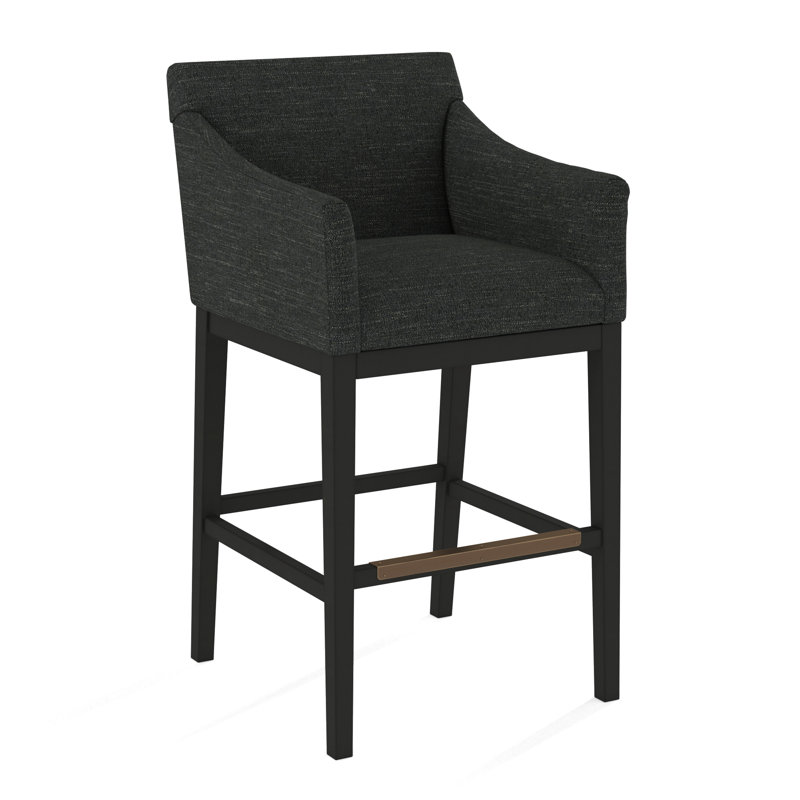 Upholstered Stool, Applause Grand Tanyon, Black