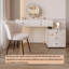 Makeup Vanity with Light mirror,6 drawers,Power Outlet