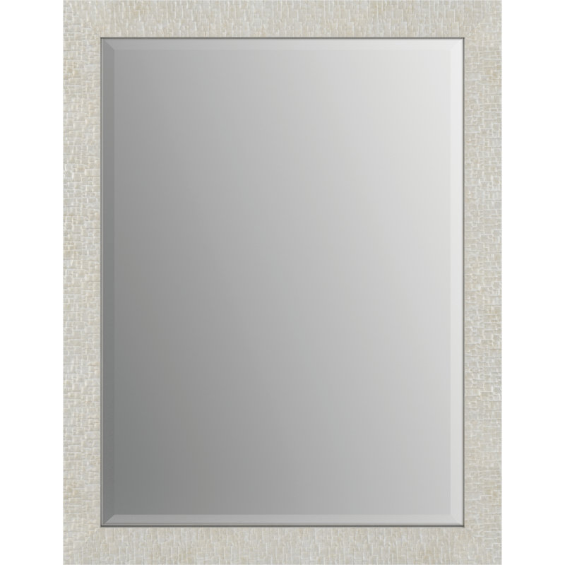 Miroir de salle de bain / meuble-lavabo biseauté Deluxe, 41,34 po x 29,33 po