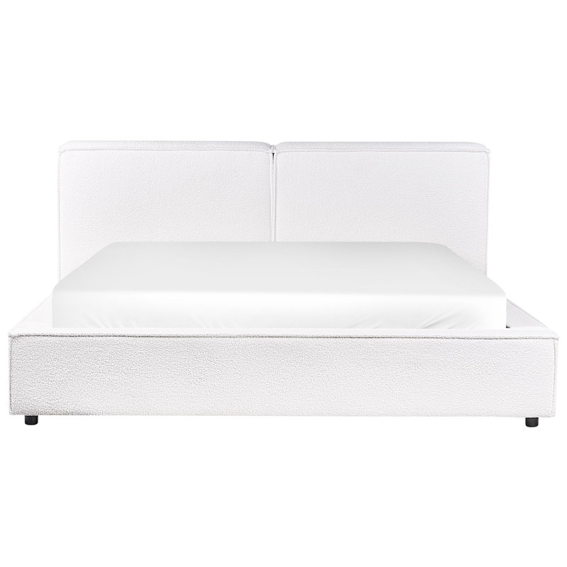 Bunel Upholstered Bed, White