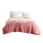 Édredon en fausse fourrure Blush Warm - simple / simple TG, ombre, douillet, doux, lavable à la machine
