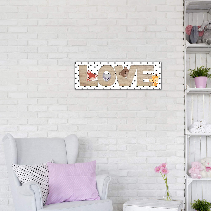 Art love, Toile tendue, H 12 po x l 36 po x 1,5 po