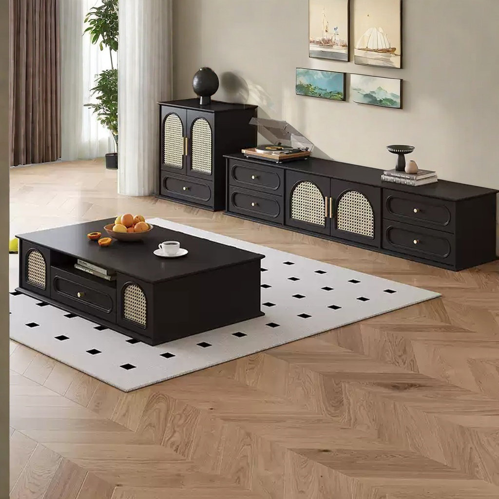 moonlight design Modern TV stand coffee table combination | Wayfair