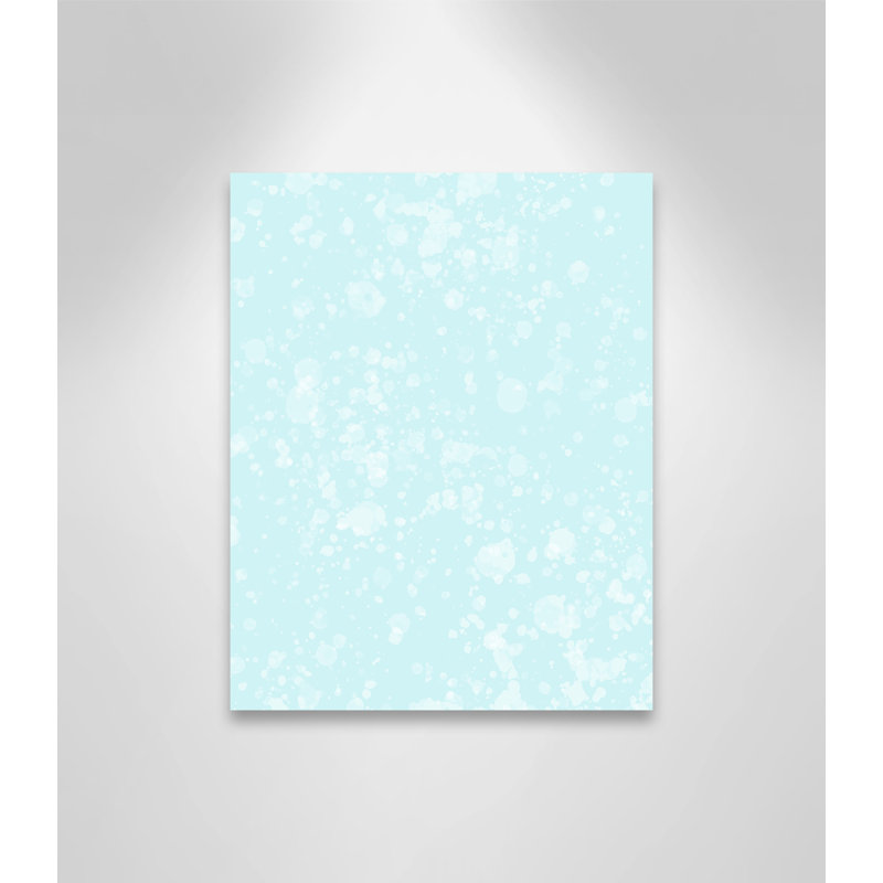 Impression sur papier de bulles fantaisistes, H 14 po x l 11 po x P 1,5 po, Canevas
