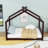 Montessori House Floor Bed with Center Support Legs, Low‑Profile Safe Design-911721270-911721256
