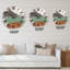 Minimal élémentaire organique et géométrique compostions - horloge murale moderne-59913855