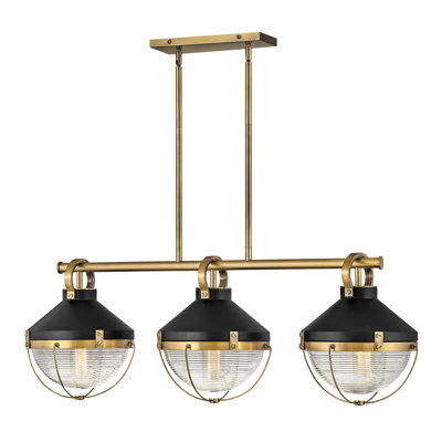 Crew 3 - Light Kitchen Island Linear Pendant
